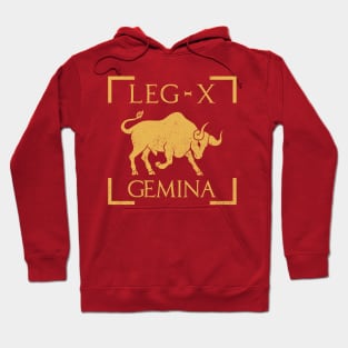 Legio X Gemina Bull Emblem Roman Legion Hoodie